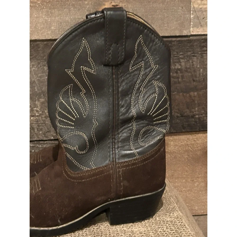 Masterson Boot Co Youth  Boots‎ Size 1.5 Cowboy Leather Western RB2003C Kids